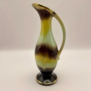 Vintage MCM Bay Keramik, Germany Art Pottery Pitcher, Stamped #523-17